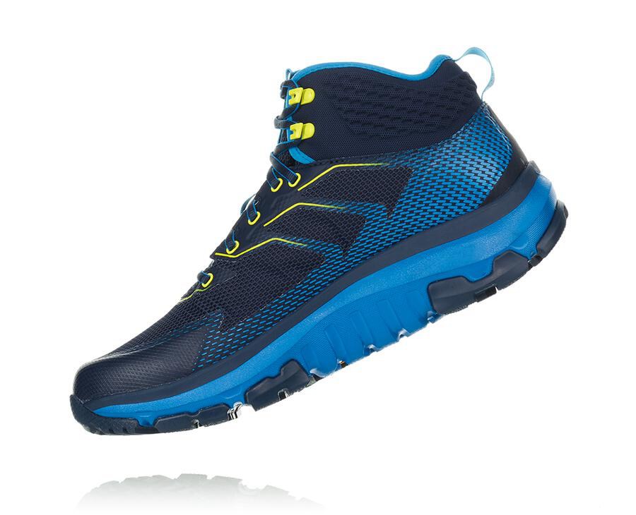 Hoka One One Turisticke Topanky Panske Námornícka Modrá - Toa GORE-TEX - 27396-SZWP